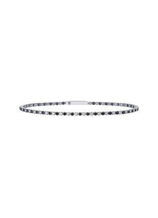 Main View - Click To Enlarge - LC COLLECTION JEWELLERY - Black Diamond 18K White Gold Bracelet