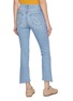 Back View - Click To Enlarge - MOTHER - The Insider Frayed Hem Cropped Flared Leg Jeans