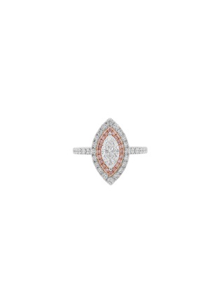 Main View - Click To Enlarge - LC COLLECTION JEWELLERY - 18K White Gold Diamond Ring — Size US 6