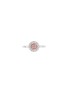 Main View - Click To Enlarge - LC COLLECTION JEWELLERY - 18K White Gold Diamond Pink Diamond Ring — Size US 6.25