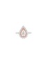 Main View - Click To Enlarge - LC COLLECTION JEWELLERY - 18K White Gold Diamond Pink Diamond Ring — Size US 6