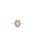 Main View - Click To Enlarge - LC COLLECTION JEWELLERY - 18K White Gold Diamond Pink Diamond Ring — Size US 6