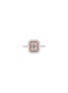 Main View - Click To Enlarge - LC COLLECTION JEWELLERY - 18K White Gold Diamond Pink Diamond Ring — Size US 6