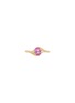 Main View - Click To Enlarge - LC COLLECTION JEWELLERY - 18K Gold Diamond Pink Sapphire Ring — Size US 7