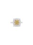 Main View - Click To Enlarge - LC COLLECTION JEWELLERY - 18K Pink Gold Platinum Diamond Ring — US 6