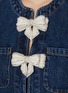  - SELF-PORTRAIT - Bow Detail Pocket Denim Mini Dress