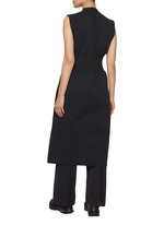 CFCL 完売　MILAN LONG VEST ロングジレ　ブラック　新品未使用 CFCL】MILAN COLLARLESS LONG VEST ロングベスト (CFCL/ベスト