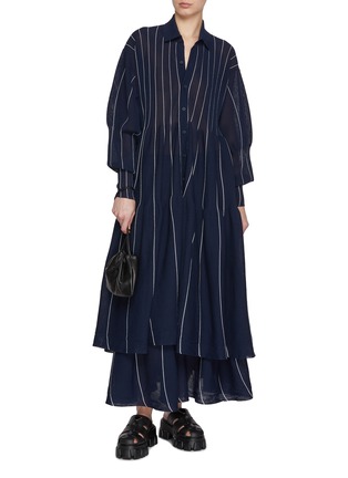 Figure View - Click To Enlarge - CFCL - Cascades Shirt Dress