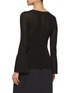 Back View - Click To Enlarge - CFCL - Soft Portrait Bell Sleeve Knit Top