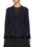 Main View - Click To Enlarge - CFCL - Hypha Collarless Flared Jacket