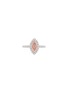 Main View - Click To Enlarge - LC COLLECTION JEWELLERY - 18K Rose Gold Platinum Diamond Ring — Size US 6