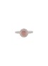 Main View - Click To Enlarge - LC COLLECTION JEWELLERY - 18K Rose Gold Platinum Diamond Ring — Size US 6