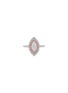 Main View - Click To Enlarge - LC COLLECTION JEWELLERY - 18K Rose Gold Platinum Diamond Ring — Size US 6