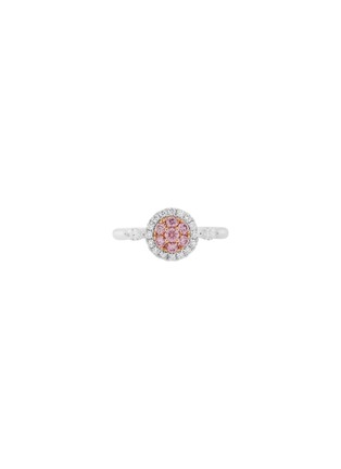 Main View - Click To Enlarge - LC COLLECTION JEWELLERY - 18K Pink Yellow Gold Diamond Ring — US 6.25