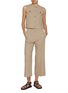 Figure View - Click To Enlarge - THEORY - Trucker Cropped Vest