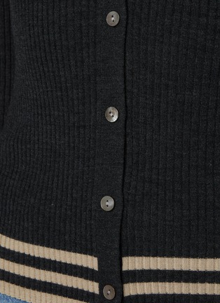  - THEORY - Tipped Regal Wool Cardigan