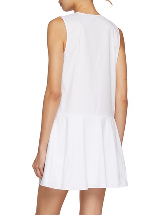 Back View - Click To Enlarge - THEORY - Sleeveless Mini Dress