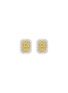 Main View - Click To Enlarge - LC COLLECTION JEWELLERY - 18K Gold Platinum Diamond Yellow Diamond Earrings