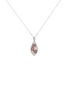 Main View - Click To Enlarge - LC COLLECTION JEWELLERY - 18K Rose Gold Platinum Diamond Pink Diamond Pendant Necklace