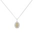 Main View - Click To Enlarge - LC COLLECTION JEWELLERY - 18K Rose Gold Platinum Diamond Yellow Diamond Pendant Necklace