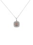 Main View - Click To Enlarge - LC COLLECTION JEWELLERY - 18K Rose Gold Platinum Diamond Pink Diamond Pendant Necklace