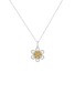 Main View - Click To Enlarge - LC COLLECTION JEWELLERY - 18K Gold Platinum Diamond Yellow Diamond Pendant Necklace