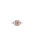 Main View - Click To Enlarge - LC COLLECTION JEWELLERY - 18 Rose Gold Platinum Diamond Pink Diamond Ring — Size US 6