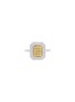 Main View - Click To Enlarge - LC COLLECTION JEWELLERY - 18 Gold Platinum Diamond Yellow Diamond Ring — Size US 6