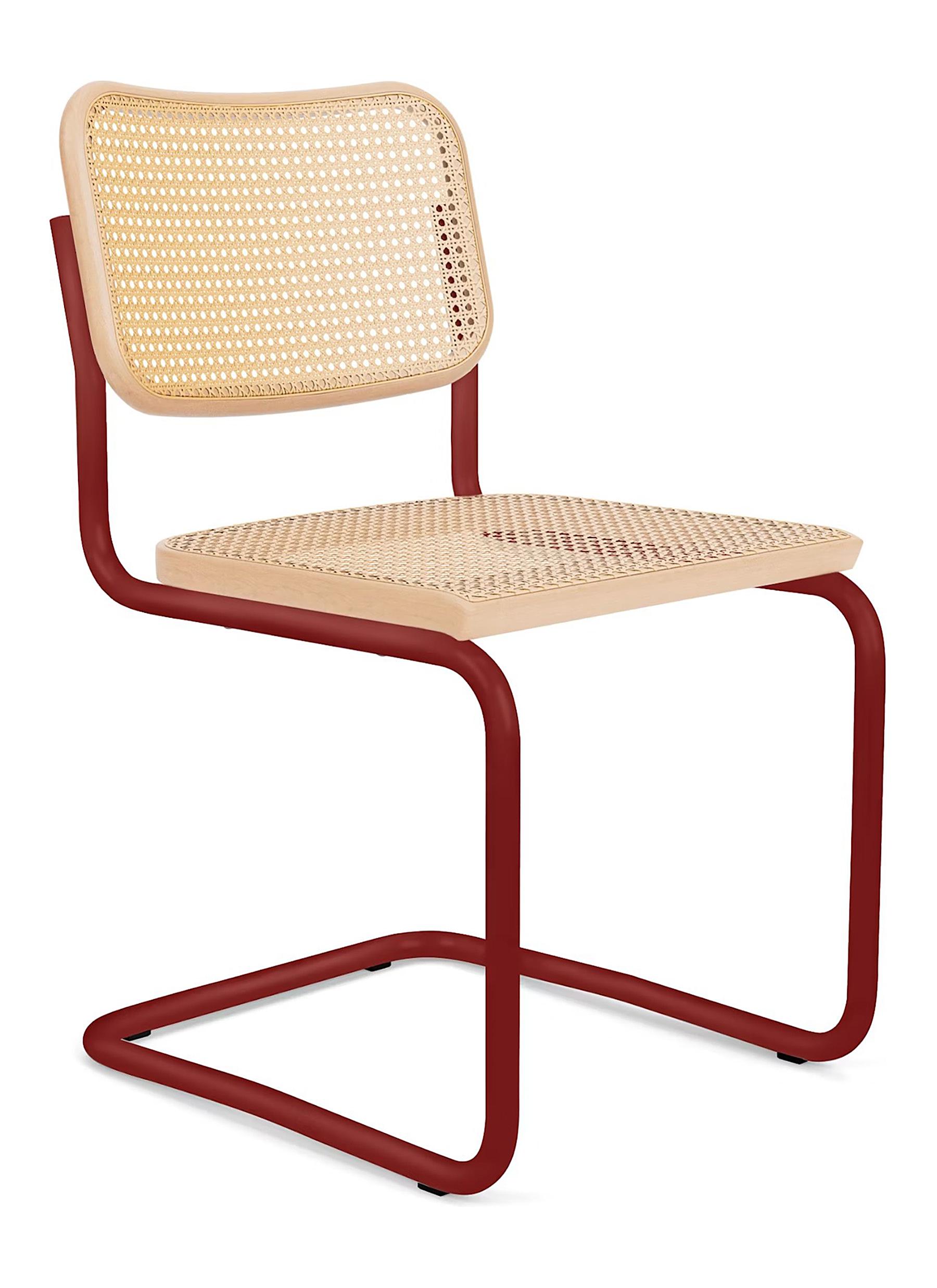 KNOLL | Cesca Woven Cane Dining Chair — Natural Beech/Red | Lane