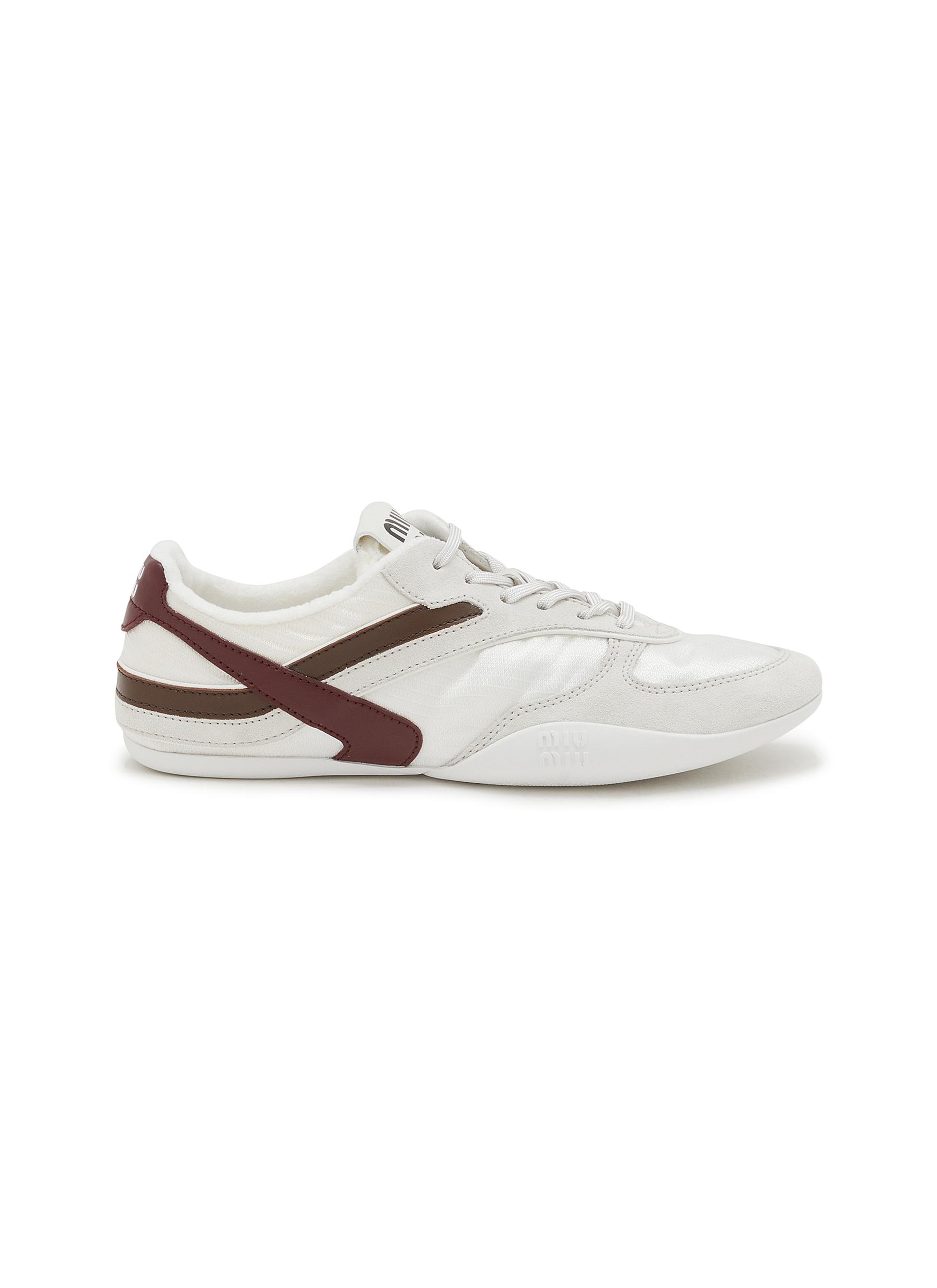 MIU MIU | Gymnasium Technical Fabric Suede Wonen's Sneakers