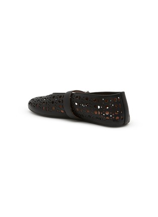  - ALAÏA - Perforated Leather Ballerina Flats