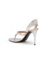  - ALAÏA - 90 Metallic Leather Thong Sandals