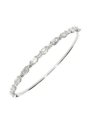 Main View - Click To Enlarge - LC COLLECTION JEWELLERY - Diamond 18K White Gold Bangle