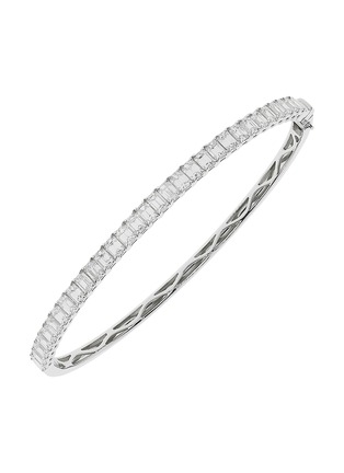 Main View - Click To Enlarge - LC COLLECTION JEWELLERY - Diamond 18K White Gold Bangle