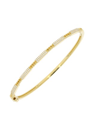 Main View - Click To Enlarge - LC COLLECTION JEWELLERY - Diamond 18K Gold Bangle