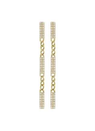 Main View - Click To Enlarge - LC COLLECTION JEWELLERY - Diamond 18K Gold Earrings