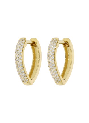 Main View - Click To Enlarge - LC COLLECTION JEWELLERY - Diamond 18K Gold Earrings