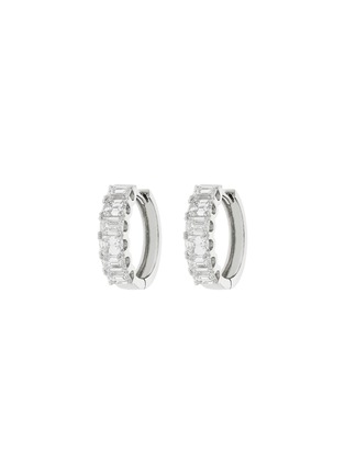 Main View - Click To Enlarge - LC COLLECTION JEWELLERY - Diamond 18K White Gold Earrings