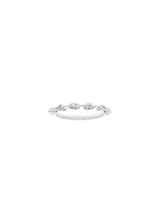 Main View - Click To Enlarge - LC COLLECTION JEWELLERY - Diamond 18K White Gold Ring — US6.5