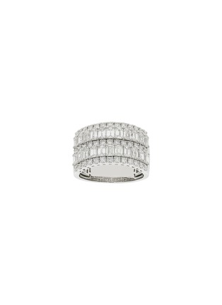 Main View - Click To Enlarge - LC COLLECTION JEWELLERY - Diamond 18K White Gold Ring — HK14