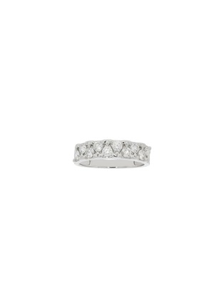 Main View - Click To Enlarge - LC COLLECTION JEWELLERY - Diamond 18K White Gold Ring — US6.5