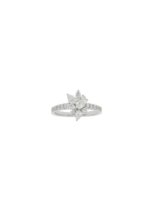 Main View - Click To Enlarge - LC COLLECTION JEWELLERY - Diamond 18K White Gold Ring — HK13