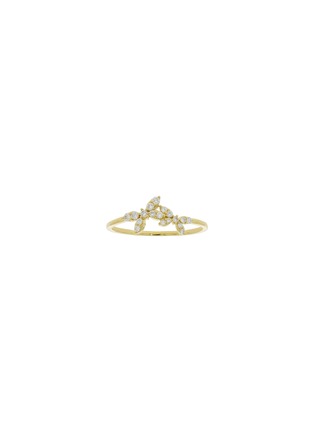 Main View - Click To Enlarge - LC COLLECTION JEWELLERY - Diamond 18K Gold Ring — US6.5