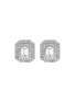 Main View - Click To Enlarge - LC COLLECTION JEWELLERY - Diamond 18K White Gold Stud Earrings