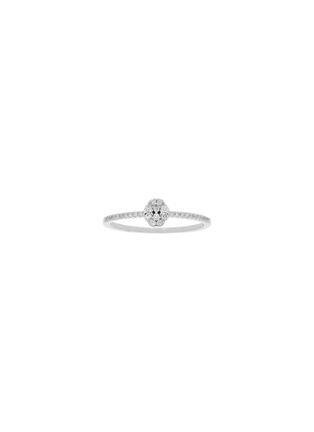 Main View - Click To Enlarge - LC COLLECTION JEWELLERY - Diamond 18K White Gold Ring — US 6.5