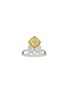 Main View - Click To Enlarge - LC COLLECTION JEWELLERY - Diamond 18K White Yellow Gold Ring — HK 13