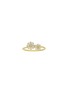 Main View - Click To Enlarge - LC COLLECTION JEWELLERY - Diamond 18K Yellow Gold Flower Ring — US 6.5