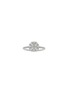 Main View - Click To Enlarge - LC COLLECTION JEWELLERY - Diamond 18K White Gold Flower Ring — US 6.5