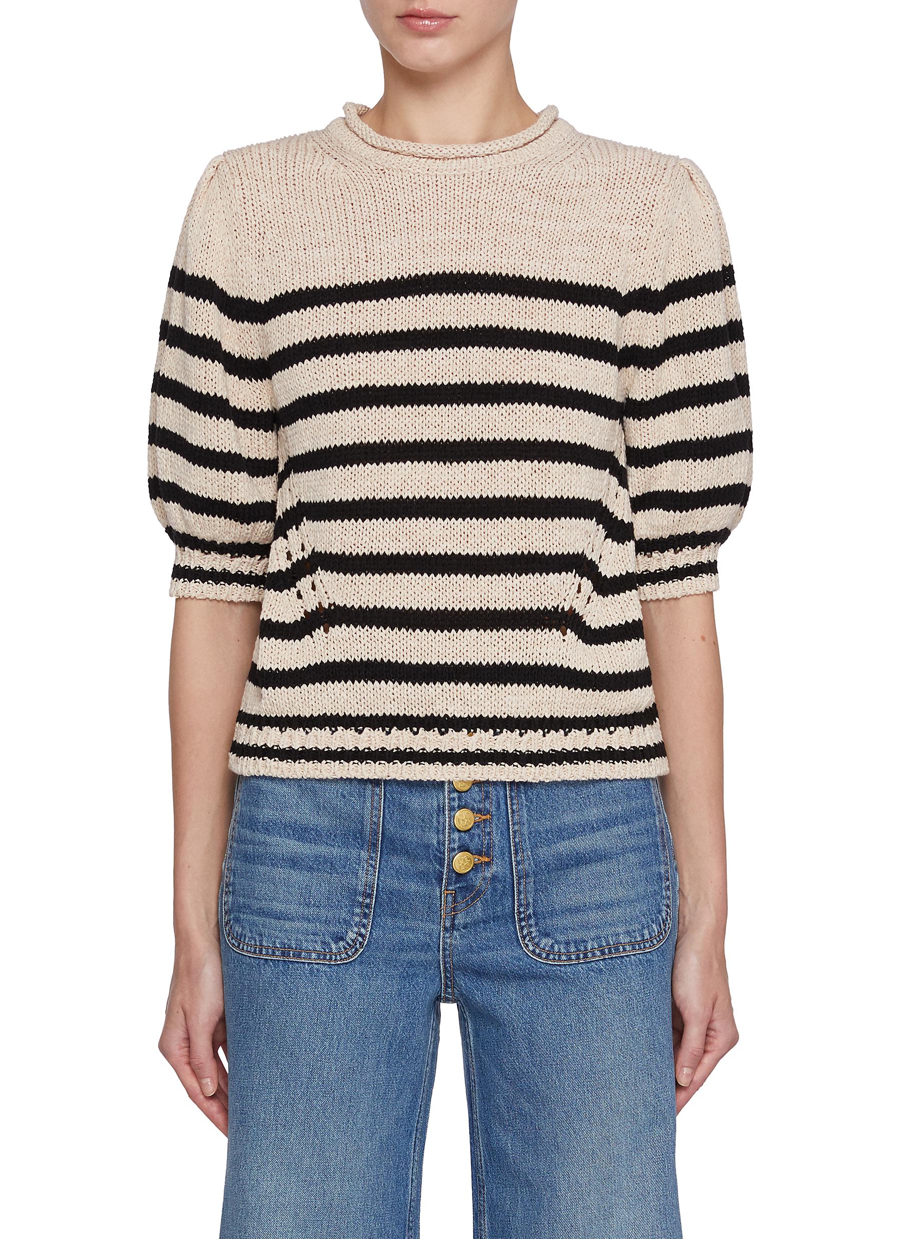ULLA JOHNSON | Pia Puff Sleeve Knit Top | Women | Lane Crawford ULLA JOHNSON | Pia Puff Sleeve Knit Top | Women | Lane Crawford