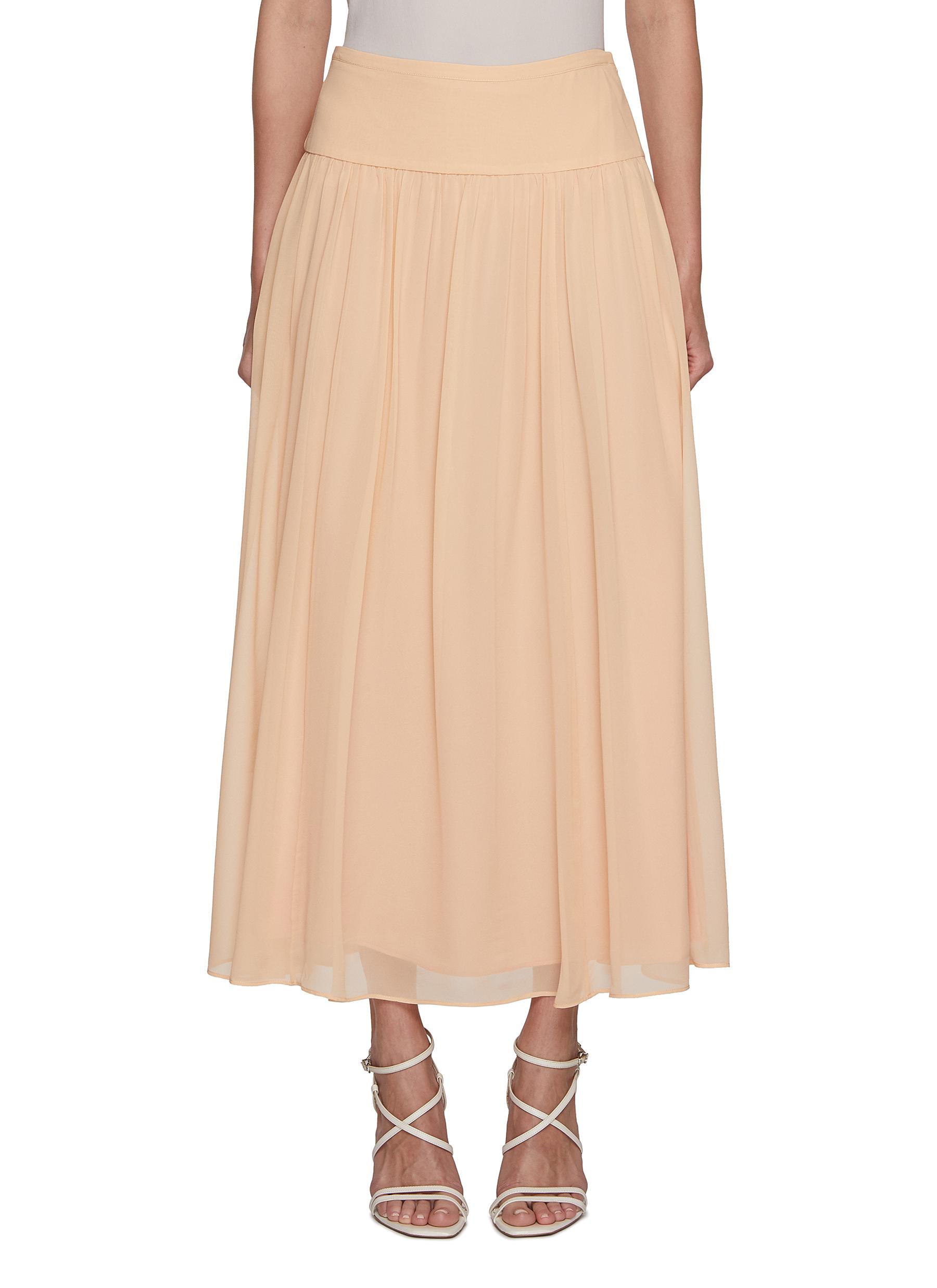 ULLA JOHNSON | Reina Silk Midi Skirt | Women | Lane Crawford